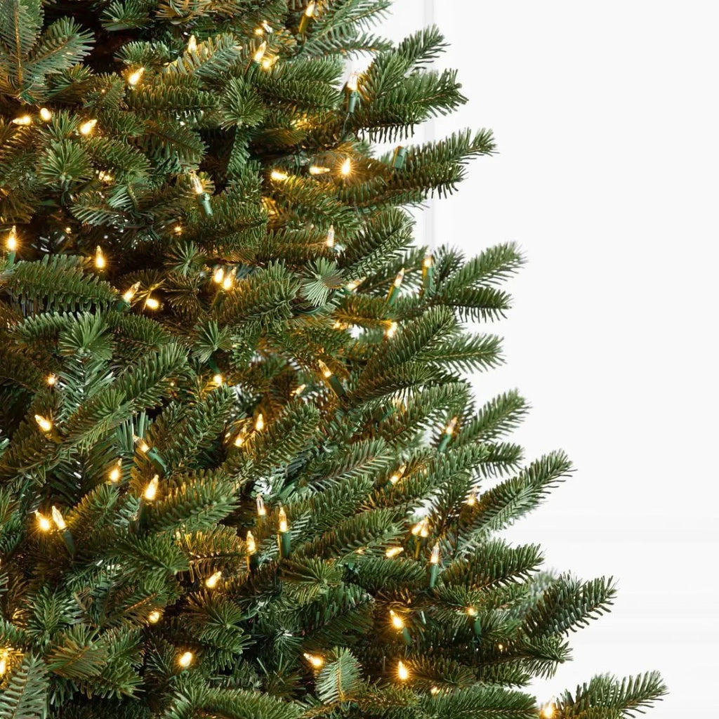 NatalGlow™ - Árvore de Natal Americana com LEDs Embutidos