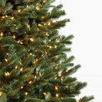 NatalGlow™ - Árvore de Natal Americana com LEDs Embutidos