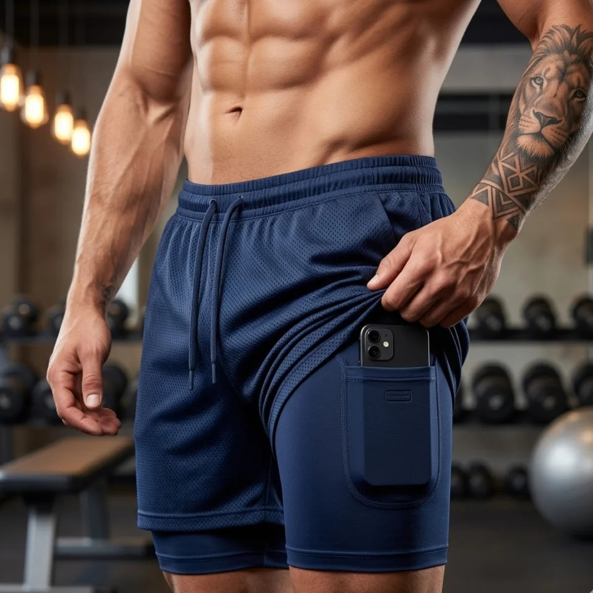 (COMPRE 1 LEVE 2) Shorts Dry-Fit™ de Compressão Urbanix