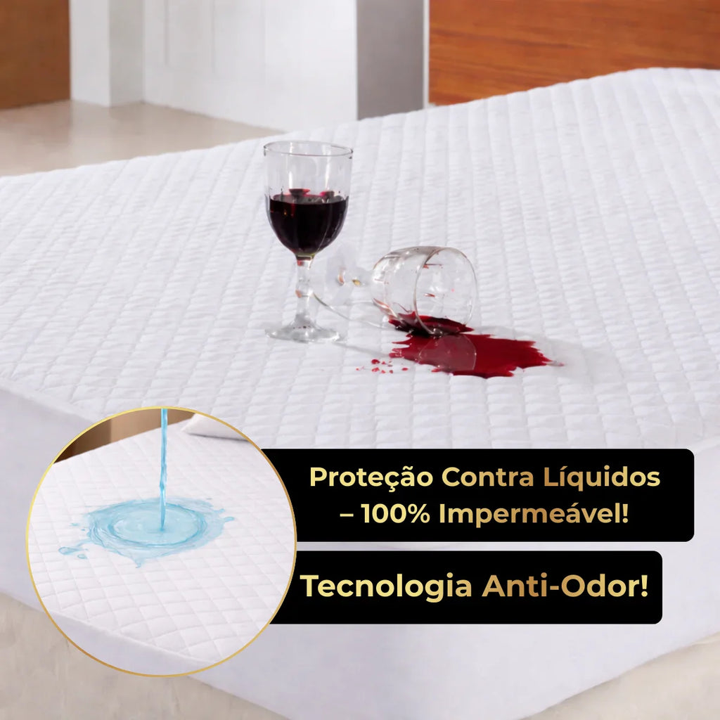 (PAGUE 1 LEVE 3) Urban Soft™ - kit Jogo de Cama Impermeável com Capa e 3 Fronhas + Brindes