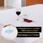 (PAGUE 1 LEVE 3) Urban Soft™ - kit Jogo de Cama Impermeável com Capa e 3 Fronhas + Brindes
