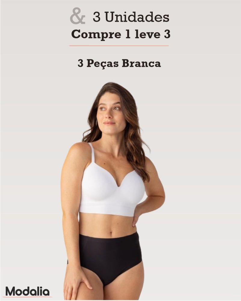 Sutiã Modelador ComfortPlus - Conforto e Sustentação (COMPRE 1 LEVE 3)